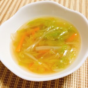 白菜たっぷり♡生姜スープ